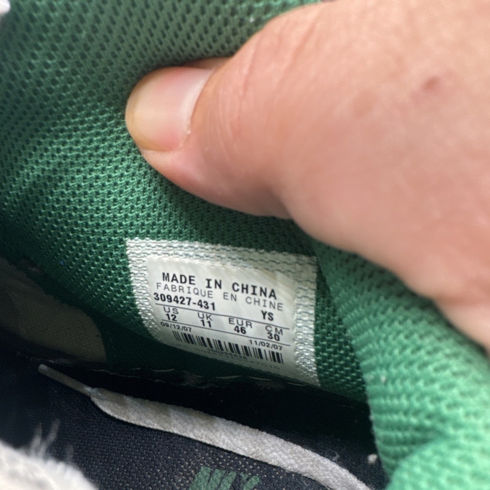 Nike Vandal‎ High Leather 309427-431 Green Black White Sneakers Sz 12 Very Rare - Picture 6 of 10